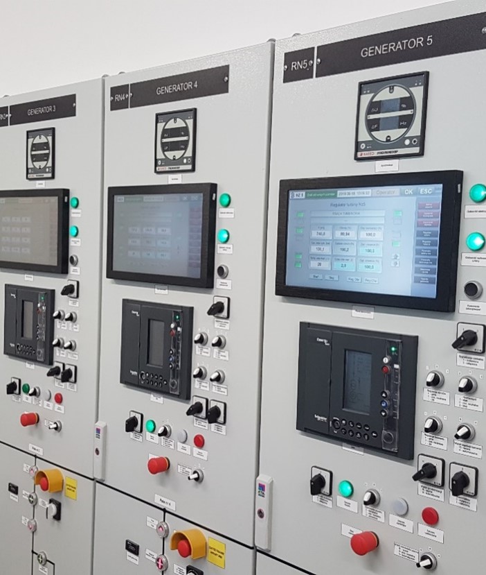 układy regulacji i sterowania elektrowni wodnej